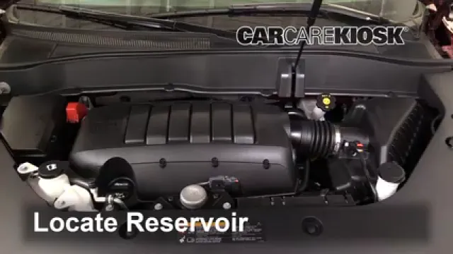 2017 GMC Acadia Limited 3.6L V6 Liquide essuie-glace Ajouter du liquide